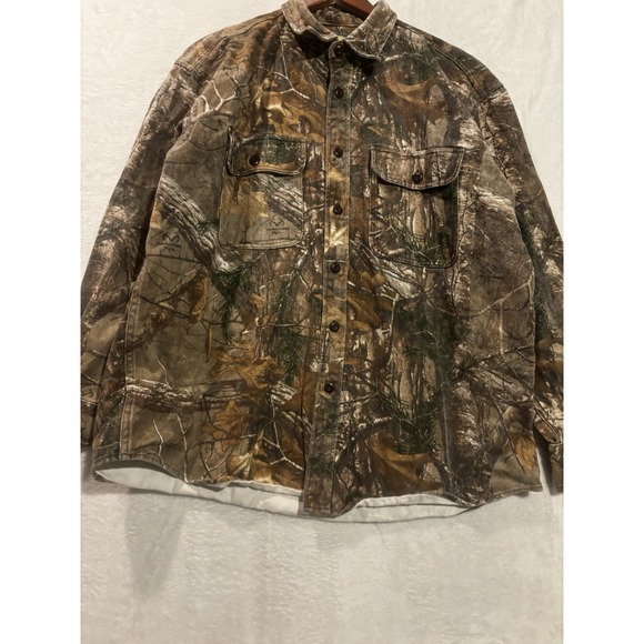 Cabela's Other - Vintage Cabelas Men's XL Realtree Camo Long Sleeve Button Up Shirt Outdoor Hunt